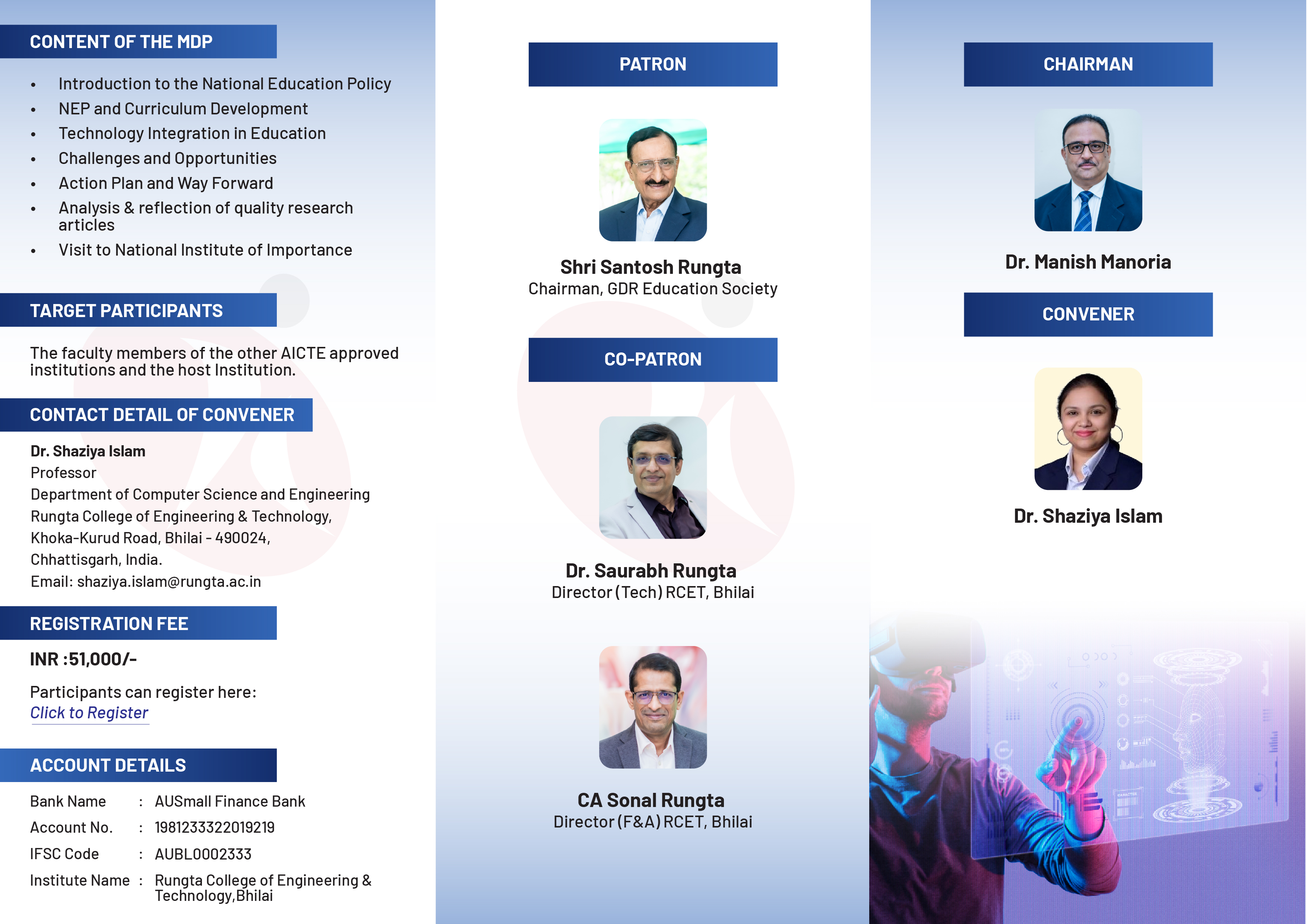 Management Development Program in Metaverse & AR/VR Development